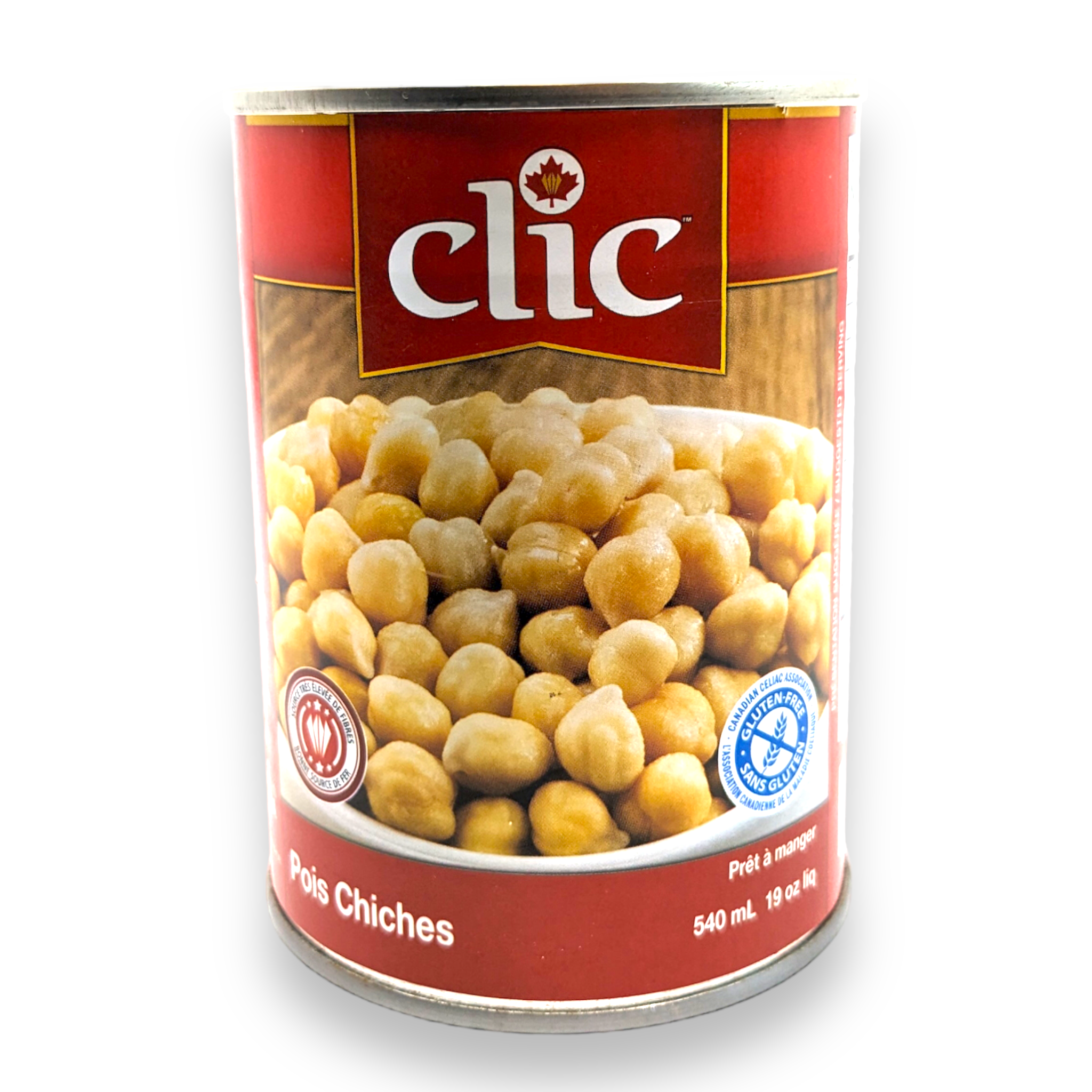 Pois chiches en conserve  - Clic